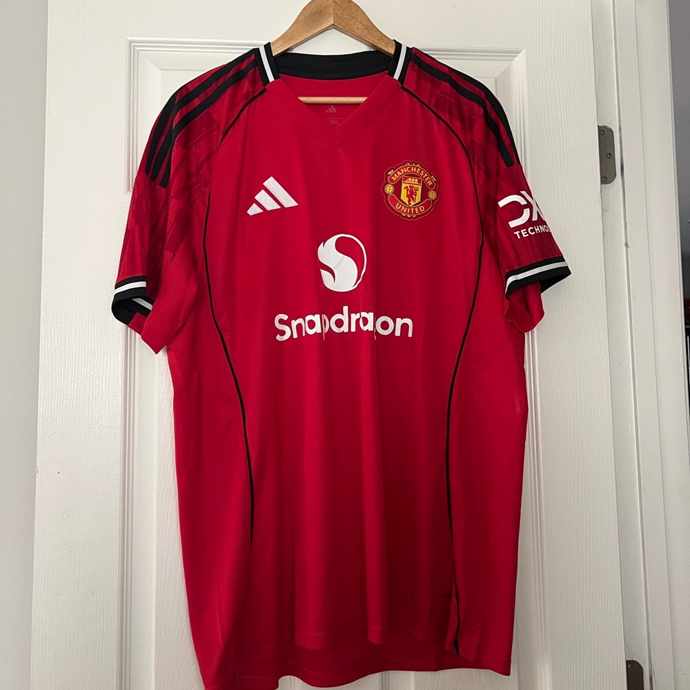 Adidas Red Manchester United Men's Jersey